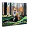 Stupell Industries Fox in Forest Trees Canvas Wall Art Design by Adam Swanson
